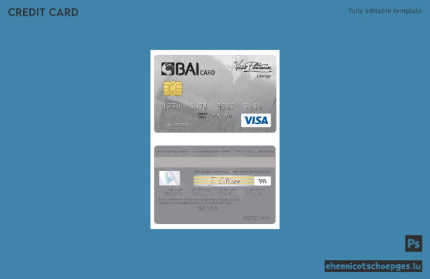Beispielvorschau der Angola Bai Bank Visa Platinum Card